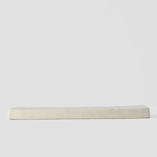 Plate Rectangular 29 x 9cm Craft White Glaze - Made In Japan | Japanese Tableware