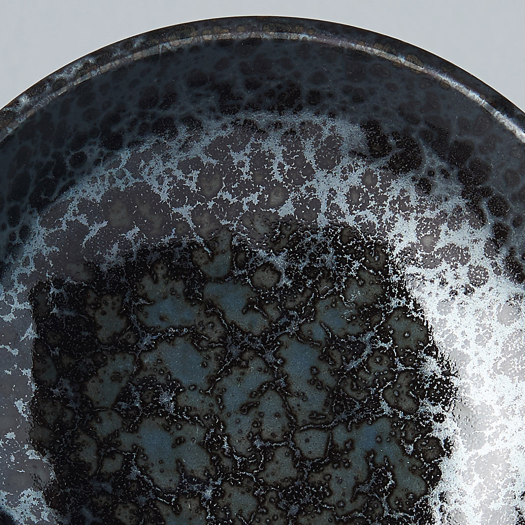 Bowl 13cm Black Pearl Glaze - Made In Japan | Japanese Tableware