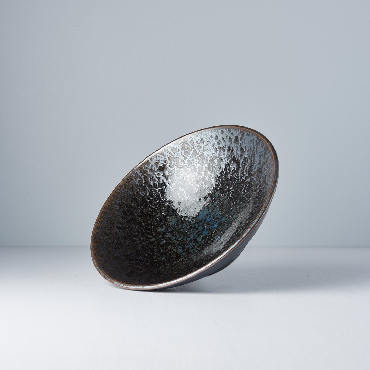 Ramen Bowl 24cm Black Pearl Glaze - Made In Japan | Japanese Tableware