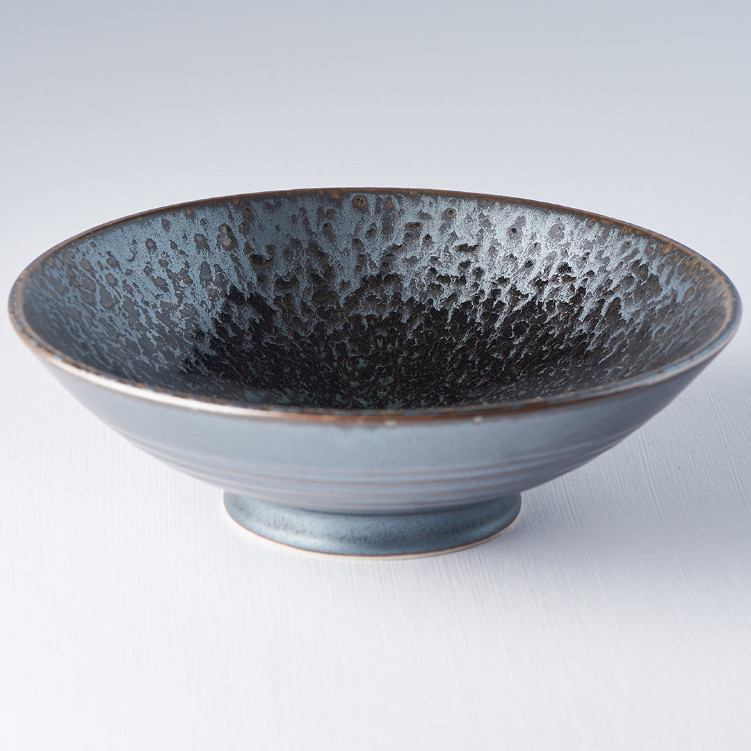 Ramen Bowl 24cm Black Pearl Glaze - Made In Japan | Japanese Tableware