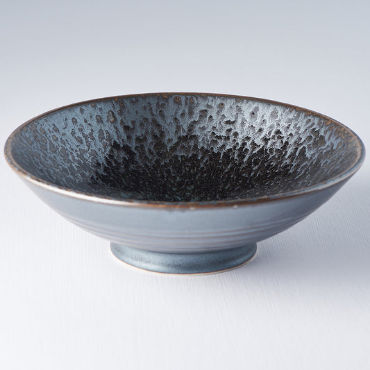 Ramen Bowl 24cm Black Pearl Glaze - Made In Japan | Japanese Tableware