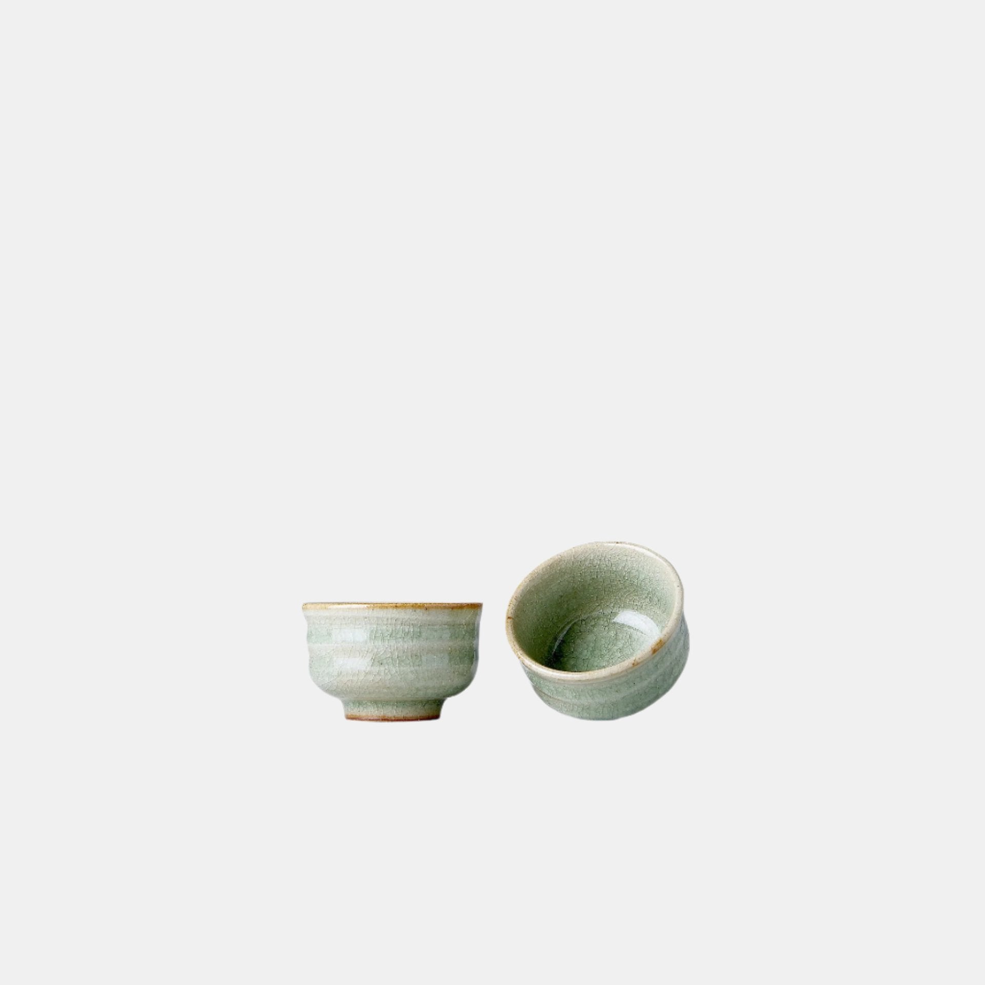 Sake Cup 35ml Celadon Glaze - Made In Japan | Japanese Tableware