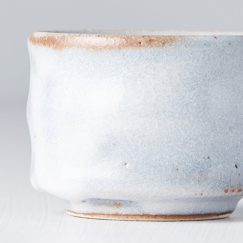 Sake Cup 50ml White Cloud Glaze - Made In Japan | Japanese Tableware