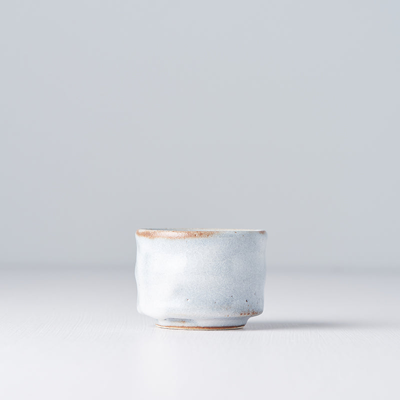 Sake Cup 50ml White Cloud Glaze - Made In Japan | Japanese Tableware