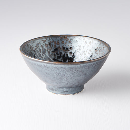 Bowl 15cm Black Pearl Glaze - Made In Japan | Japanese Tableware
