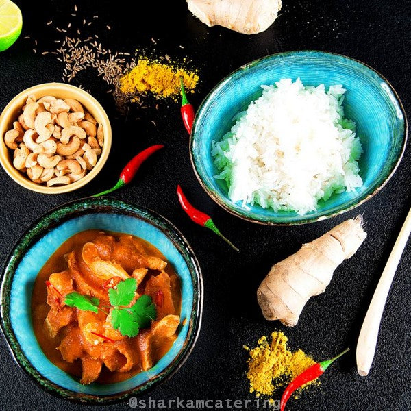 Bowl Irregular 14.5cm Sky Blue Glaze - Made In Japan | Japanese Tableware