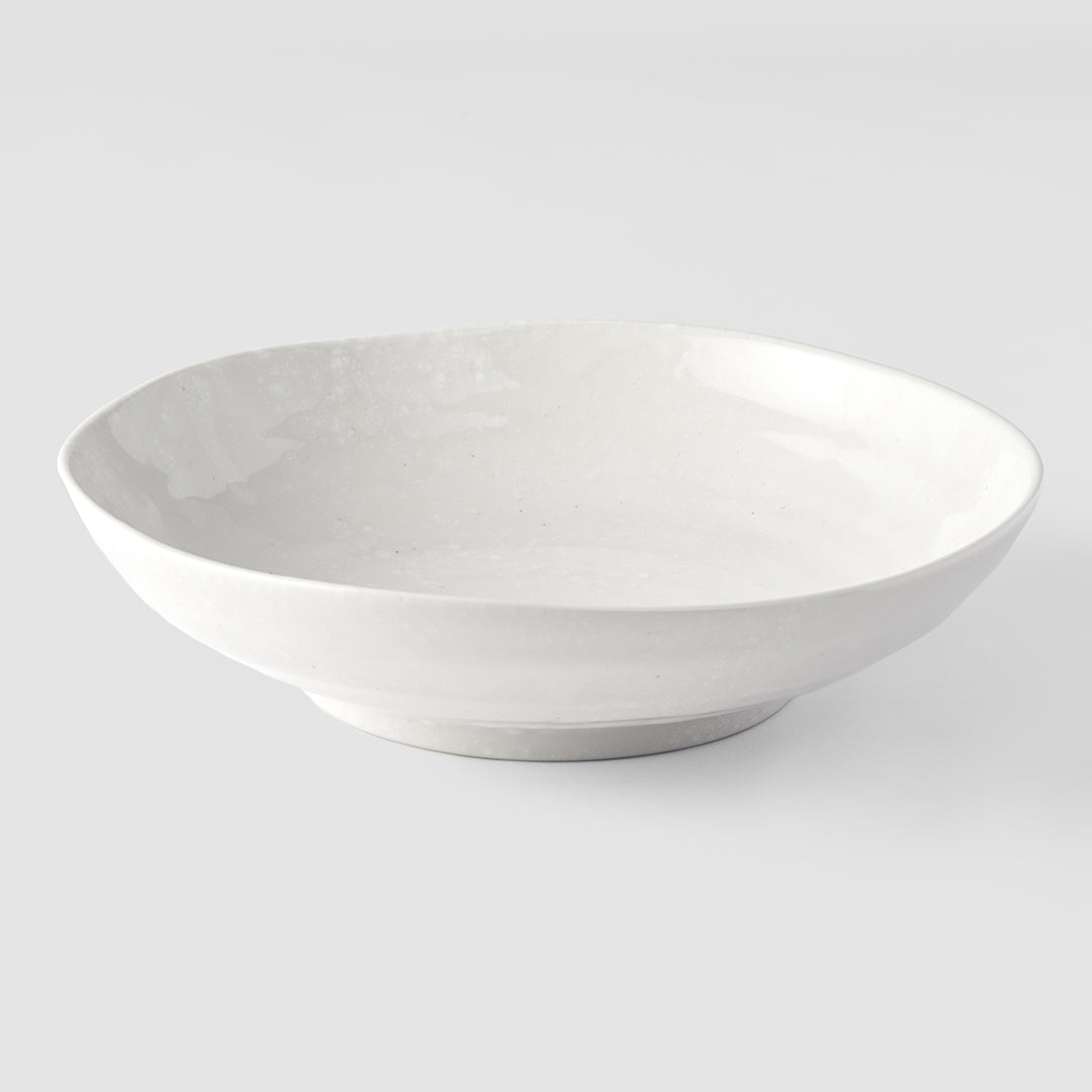 Pasta Bowl 21cm Soft White Glaze - Made In Japan | Japanese Tableware
