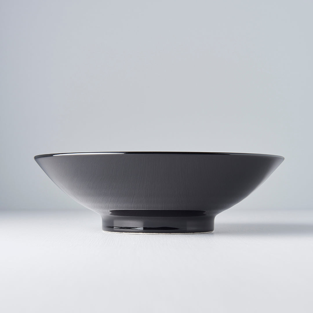Bowl 25cm Silver Sakura Design - Made In Japan | Japanese Tableware