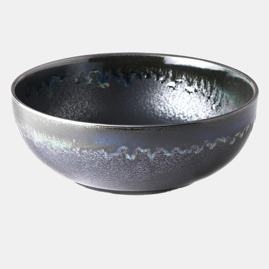 Serving Bowl 24cm Matt and Shiny Glaze - Made In Japan | Japanese Tableware