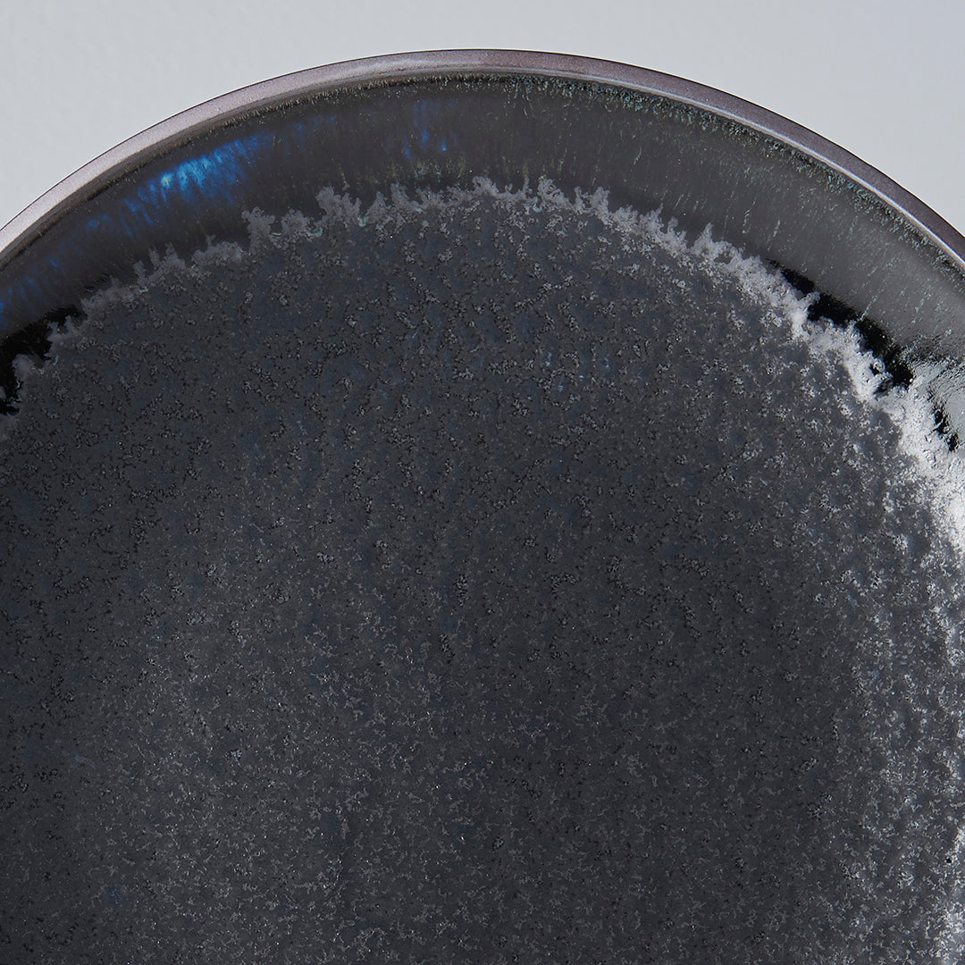 Dinner Plate 25.5cm Matt and Shiny Glaze - Made In Japan | Japanese Tableware