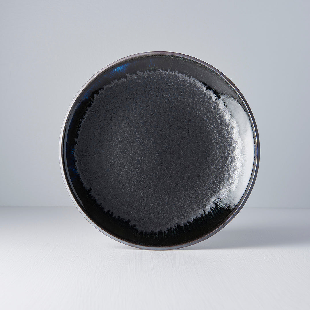 Dinner Plate 25.5cm Matt and Shiny Glaze - Made In Japan | Japanese Tableware