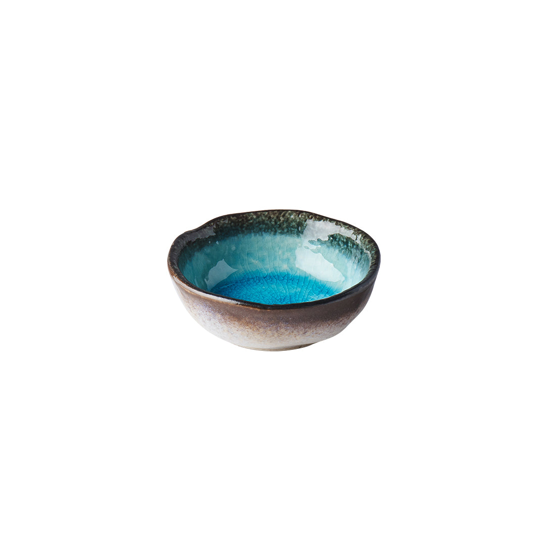 Sauce Bowl 8.5cm Sky Blue Design - Made In Japan | Japanese Tableware