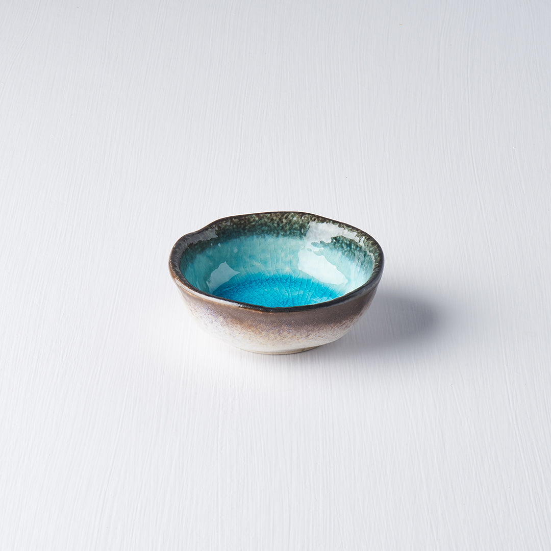Sauce Bowl 8.5cm Sky Blue Design - Made In Japan | Japanese Tableware