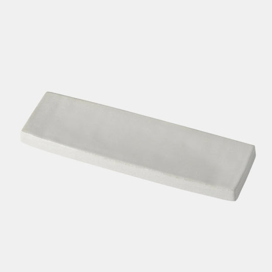 Plate Rectangular 29 x 9cm Craft White Glaze - Made In Japan | Japanese Tableware