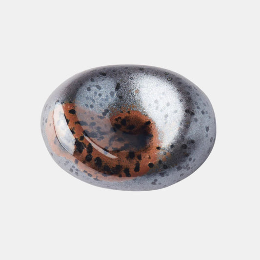 Chopstick Rest Pebble Matt Black Glaze - Made In Japan | Japanese Tableware