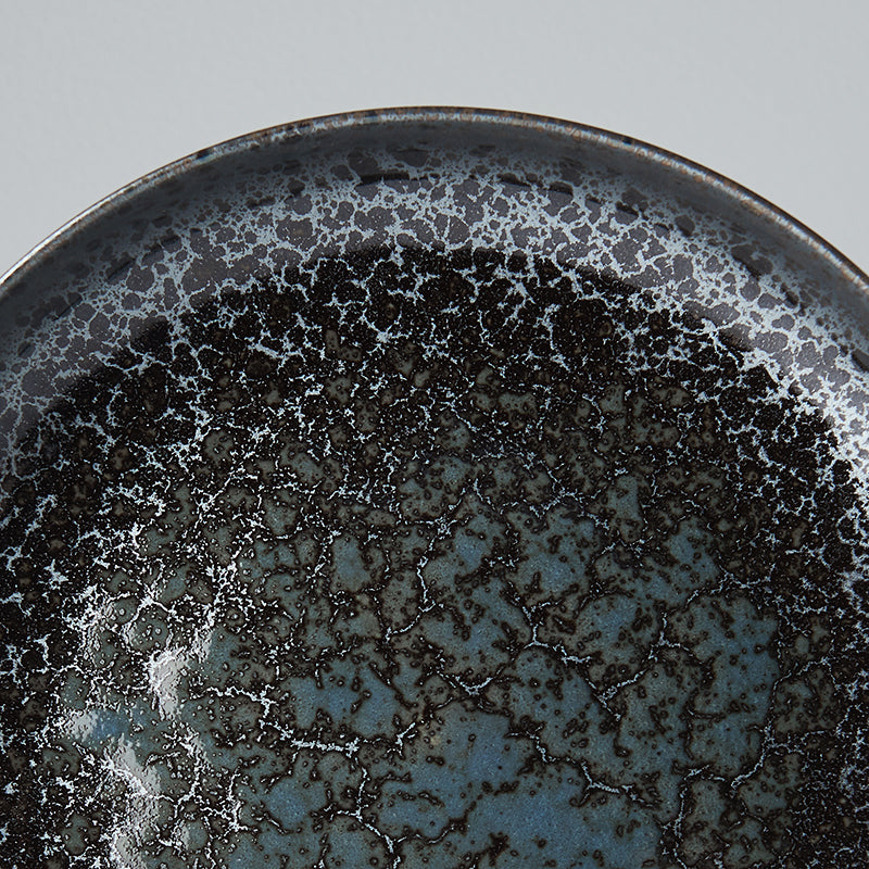 Black Pearl Plate High Rim 22cm