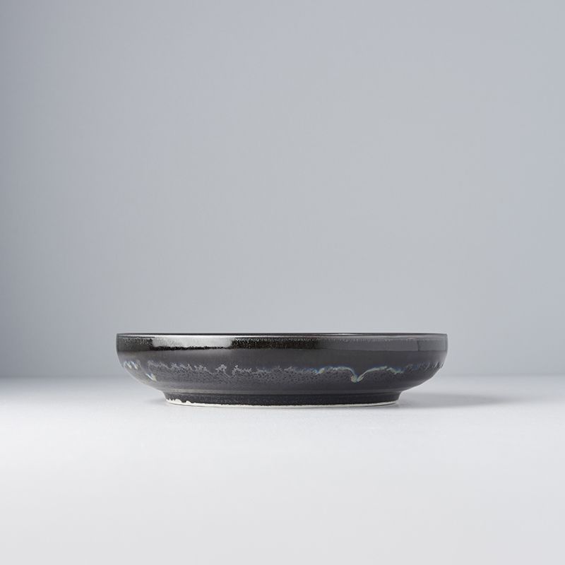 Plate High Rim 22cm Matt Black