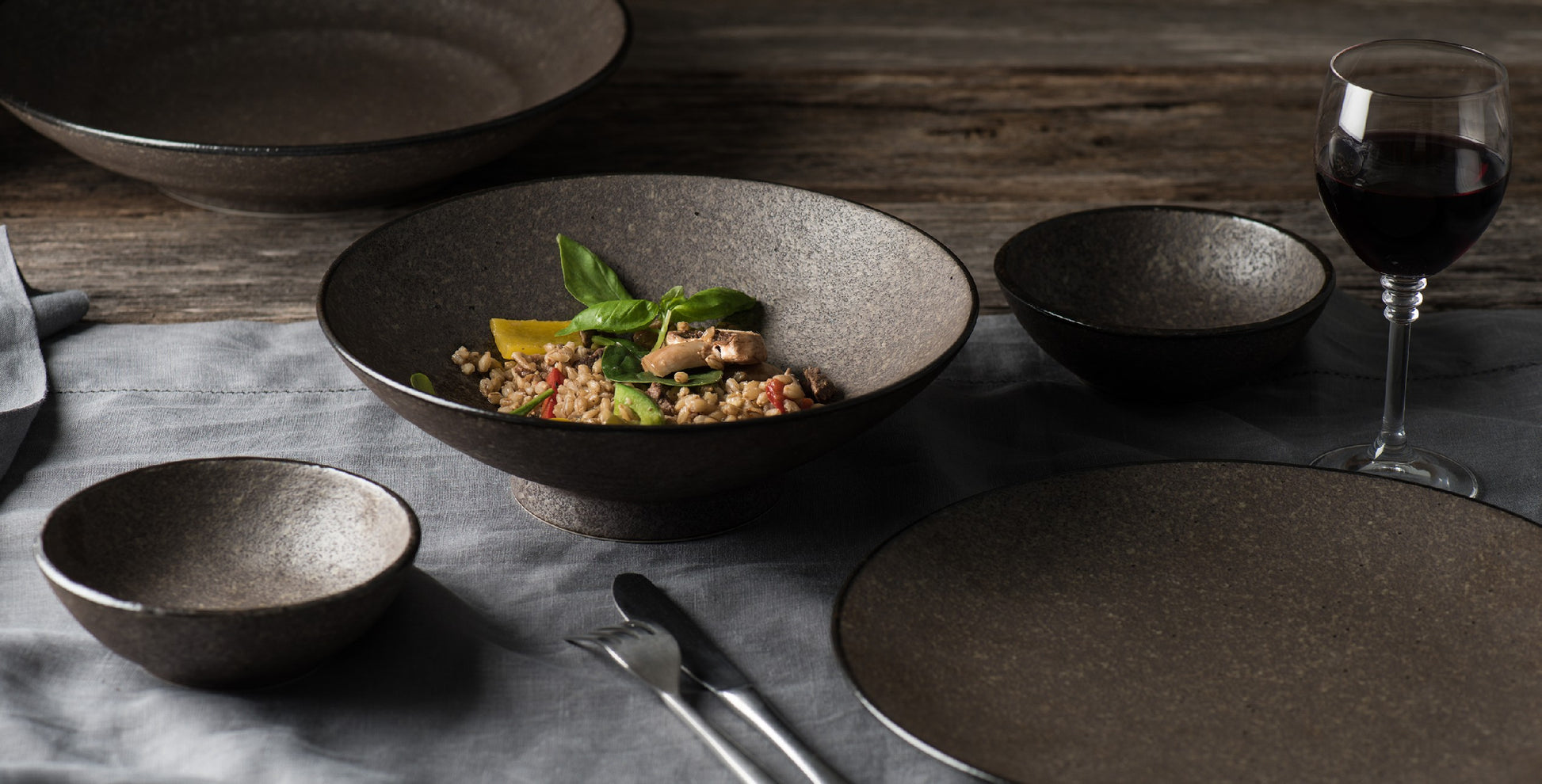 Bowl 13cm Earth Design - Made In Japan | Japanese Tableware