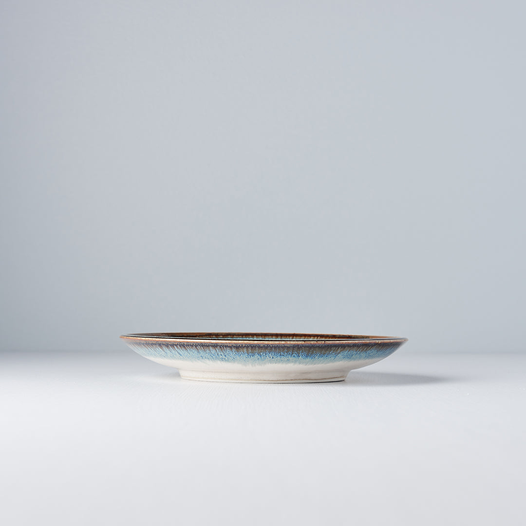 Side Plate 19.5cm Aurora Glaze - Made In Japan | Japanese Tableware