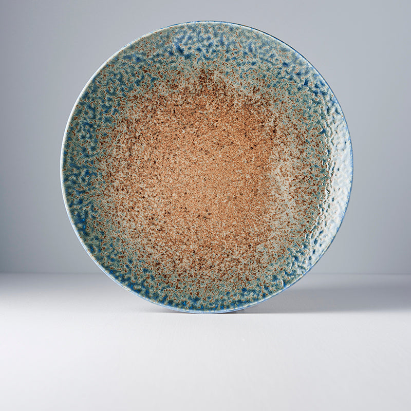 Dinner Plate 28.5cm Earth & Sky Glaze - Made In Japan | Japanese Tableware