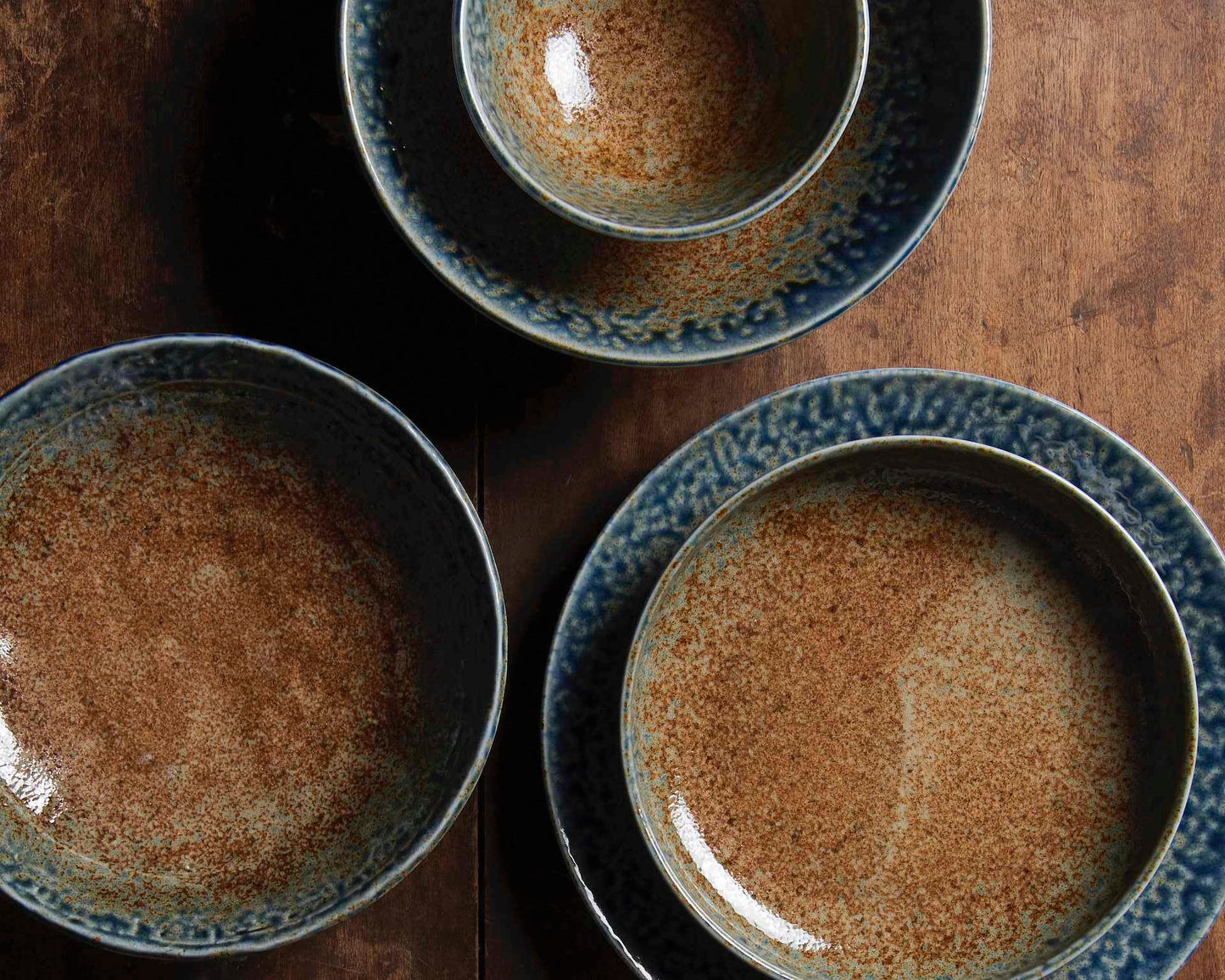 Dinner Plate 28.5cm Earth & Sky Glaze - Made In Japan | Japanese Tableware