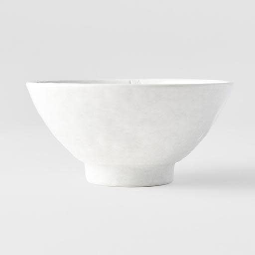 Bowl 15cm White Blossom Design - Made In Japan | Japanese Tableware
