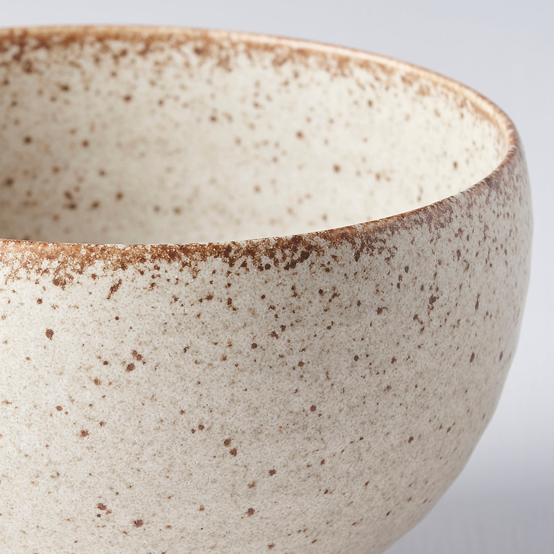 Bowl Round Medium 13cm Sand Fade Glaze - Made In Japan | Japanese Tableware