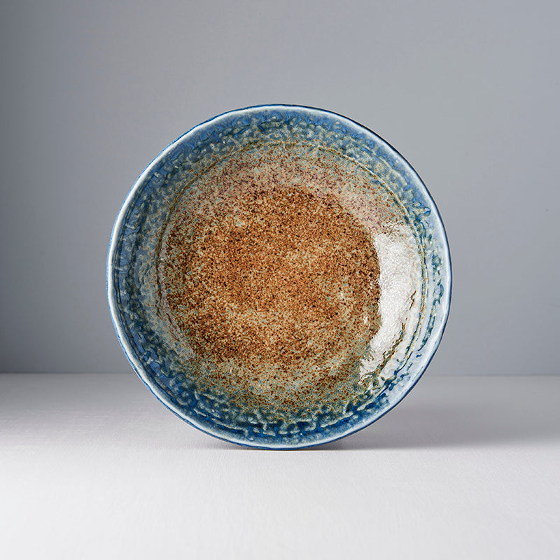 Pasta Bowl 24cm Earth & Sky Glaze - Made In Japan | Japanese Tableware