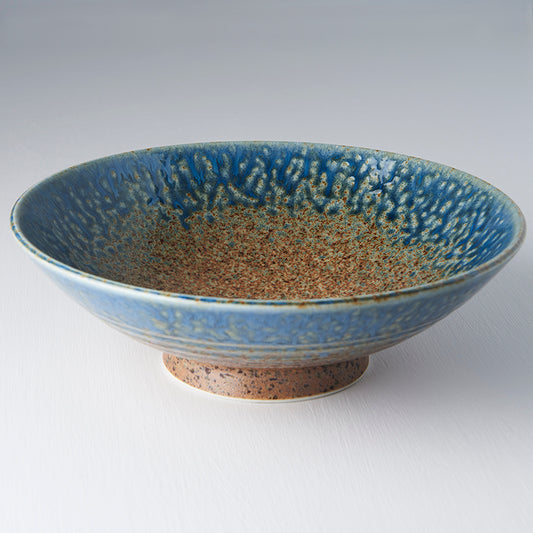 Ramen Bowl 24.5cm Earth & Sky Glaze - Made In Japan | Japanese Tableware