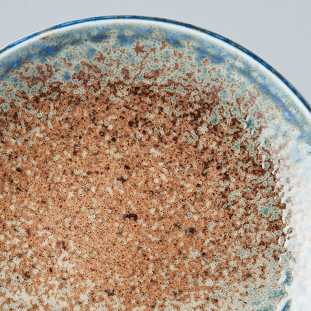 Tapas Plate 17cm Earth & Sky Glaze - Made In Japan | Japanese Tableware