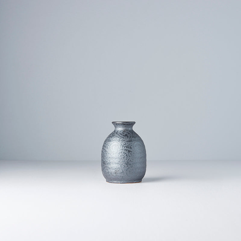 Sake Jug 300ml Black Scroll Glaze