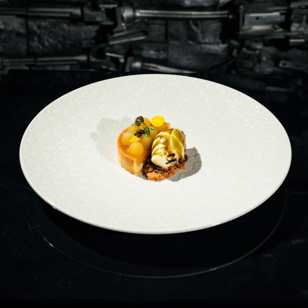 Dinner Plate 28.5cm White Star Glaze