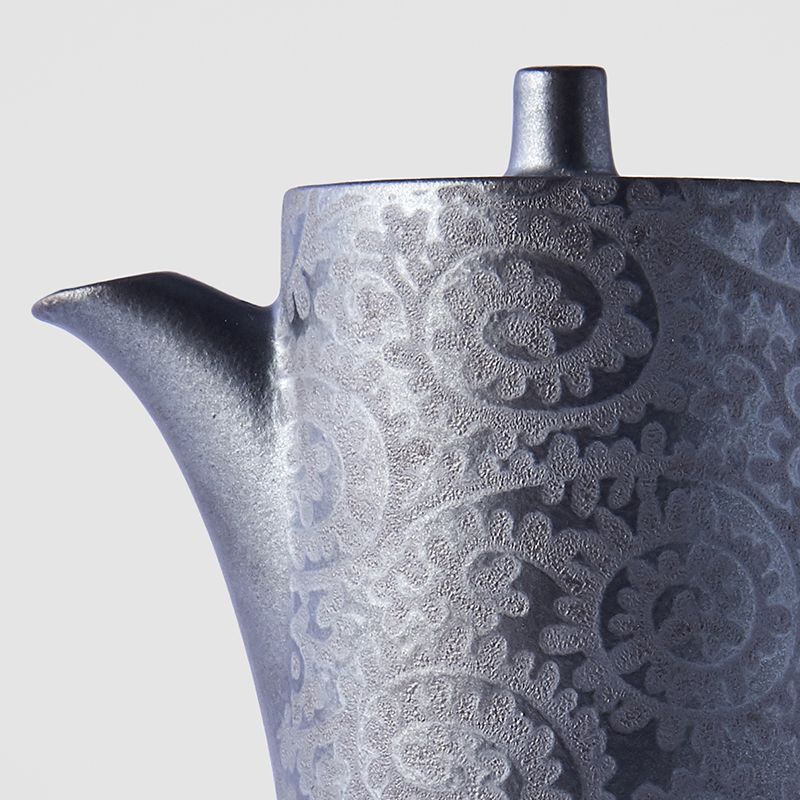Black Scroll Soy Pot 8,5 cm