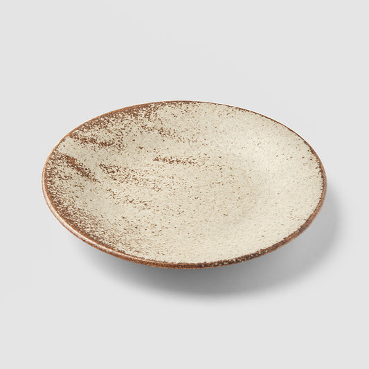 Tapas Plate 17cm Sand Fade Glaze