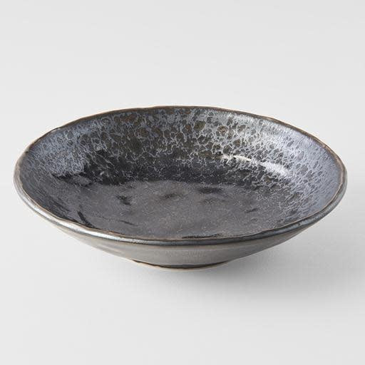 Pasta Bowl 24cm Black Pearl Glaze - Made In Japan | Japanese Tableware