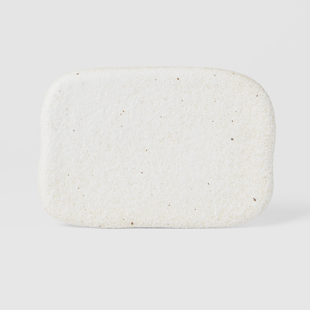 Plate Rectangular 16cm Shell White Slab Glaze