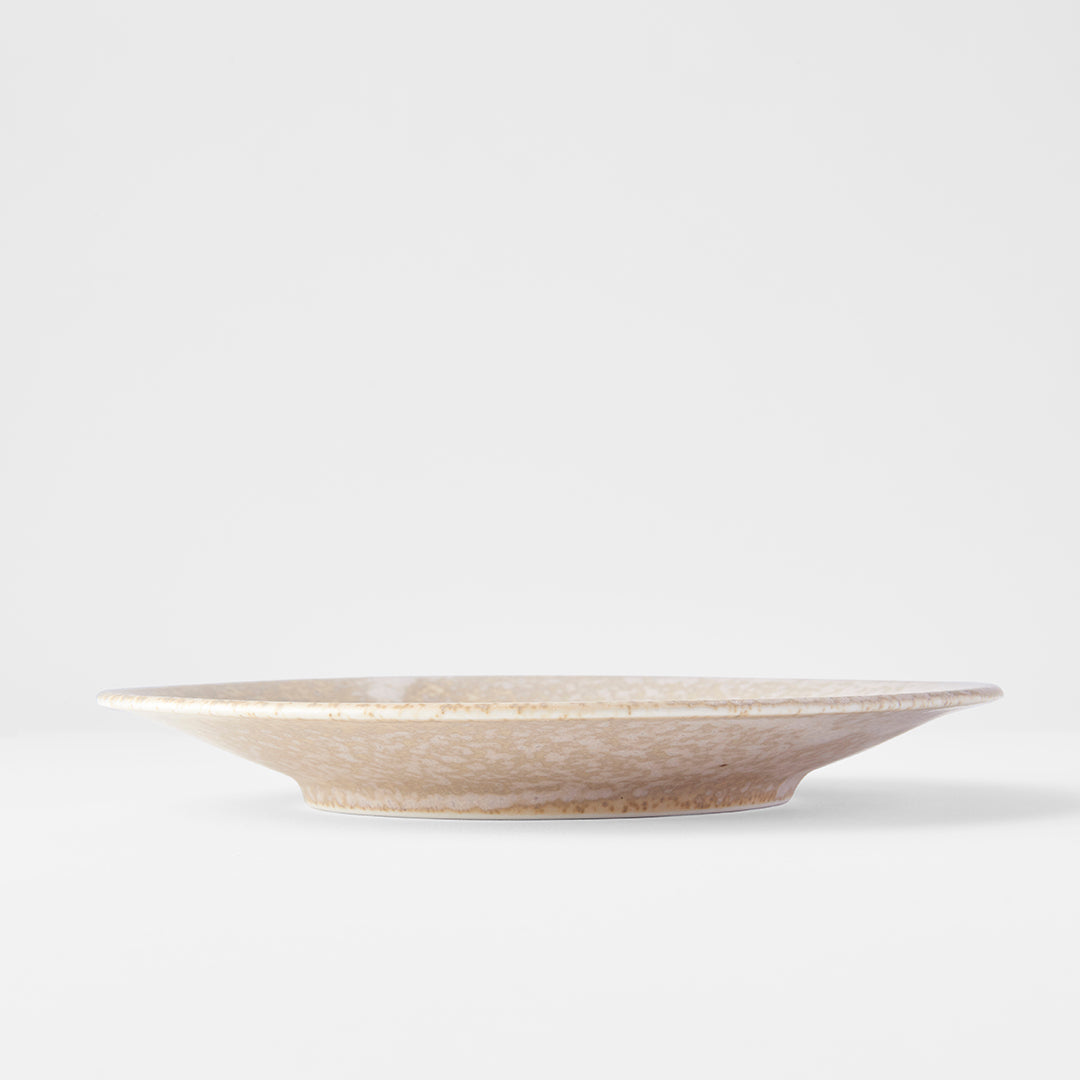 Tapas Plate 17cm White Fade Glaze