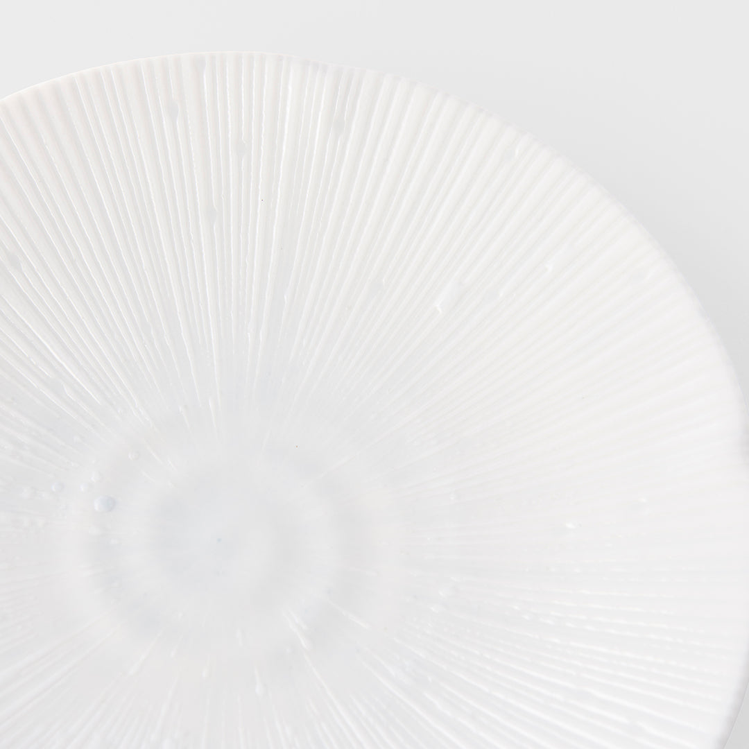 Tapas Plate 16.5cm Ice White Glaze