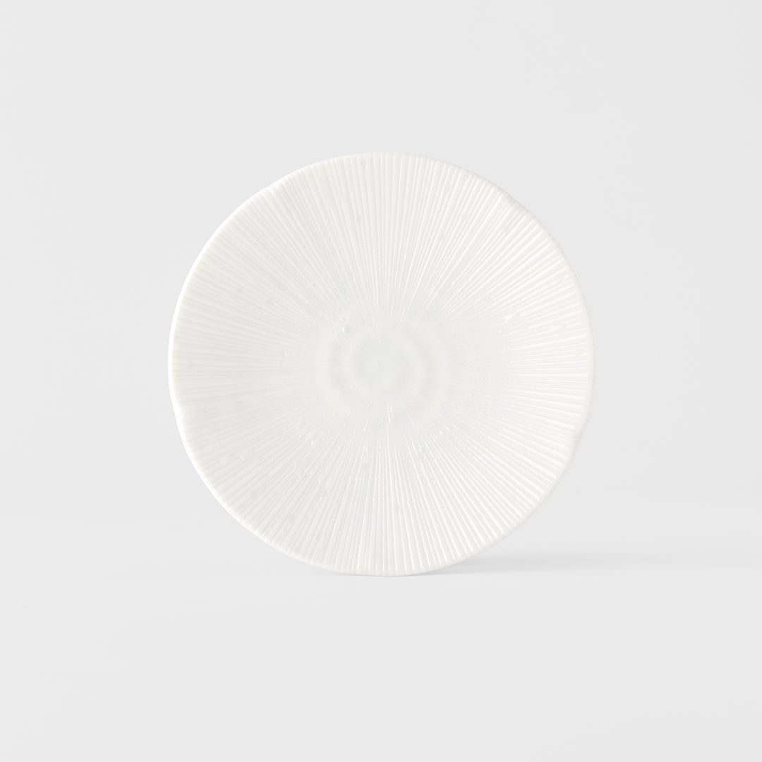 Tapas Plate 16.5cm Ice White Glaze