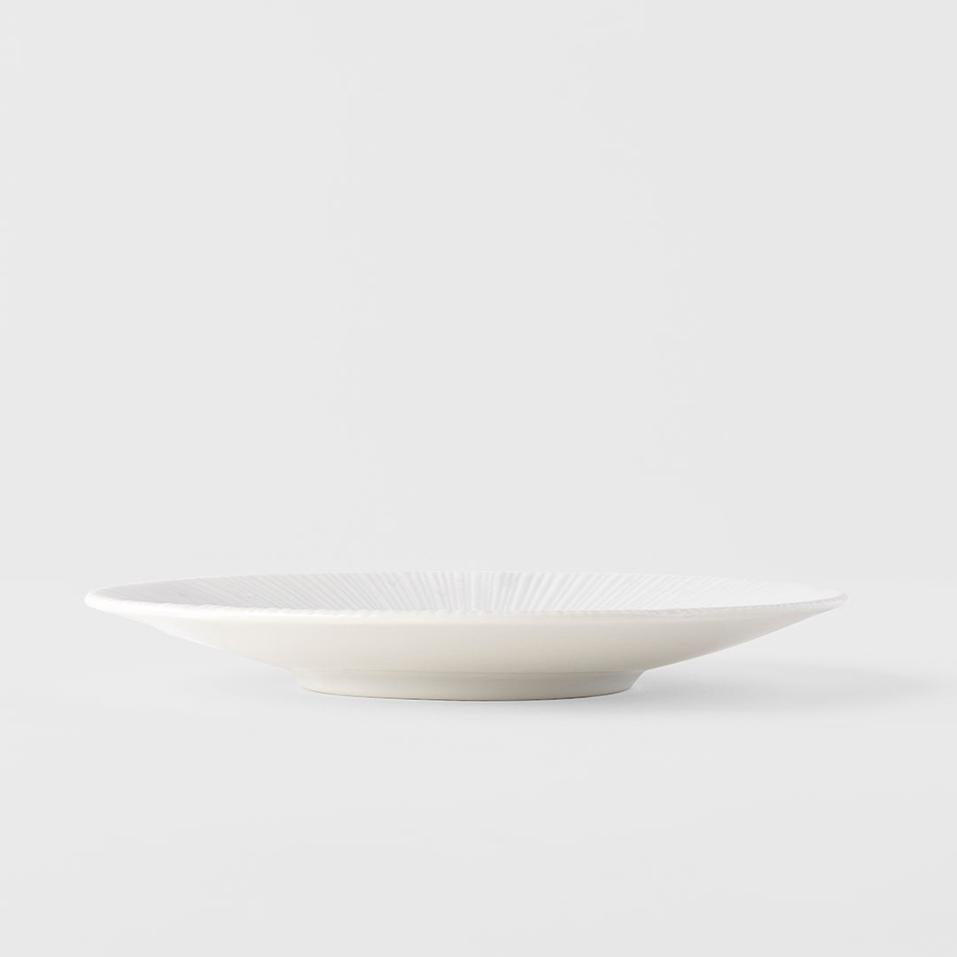 Tapas Plate 16.5cm Ice White Glaze