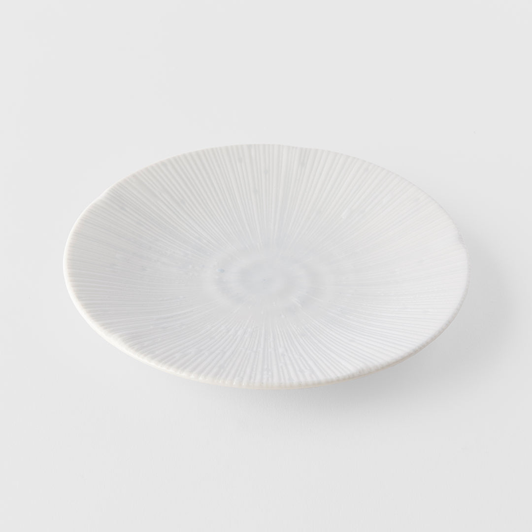 Tapas Plate 16.5cm Ice White Glaze