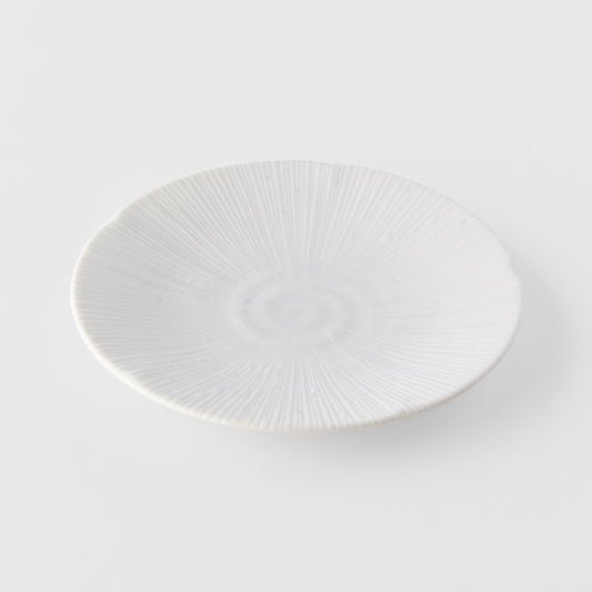 Tapas Plate 16.5cm Ice White Glaze