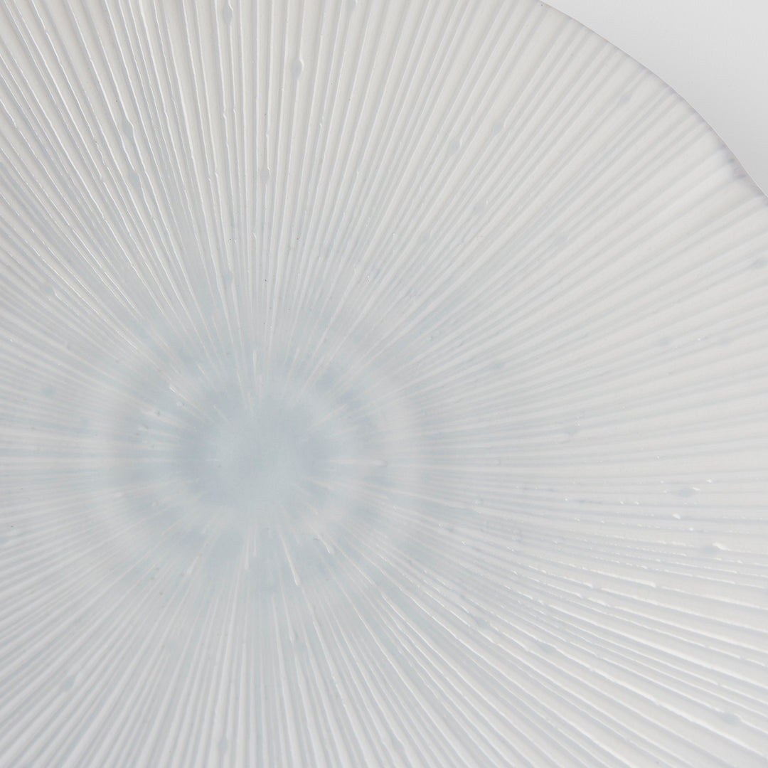 Side Plate 22cm Ice White  Glaze