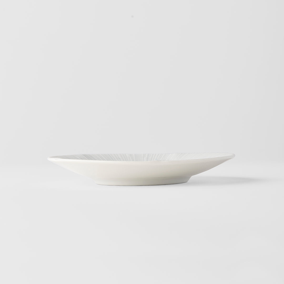 Tapas Plate 13cm Ice White Glaze