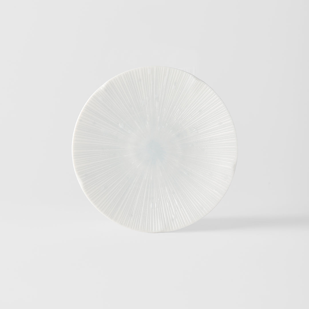 Tapas Plate 13cm Ice White Glaze
