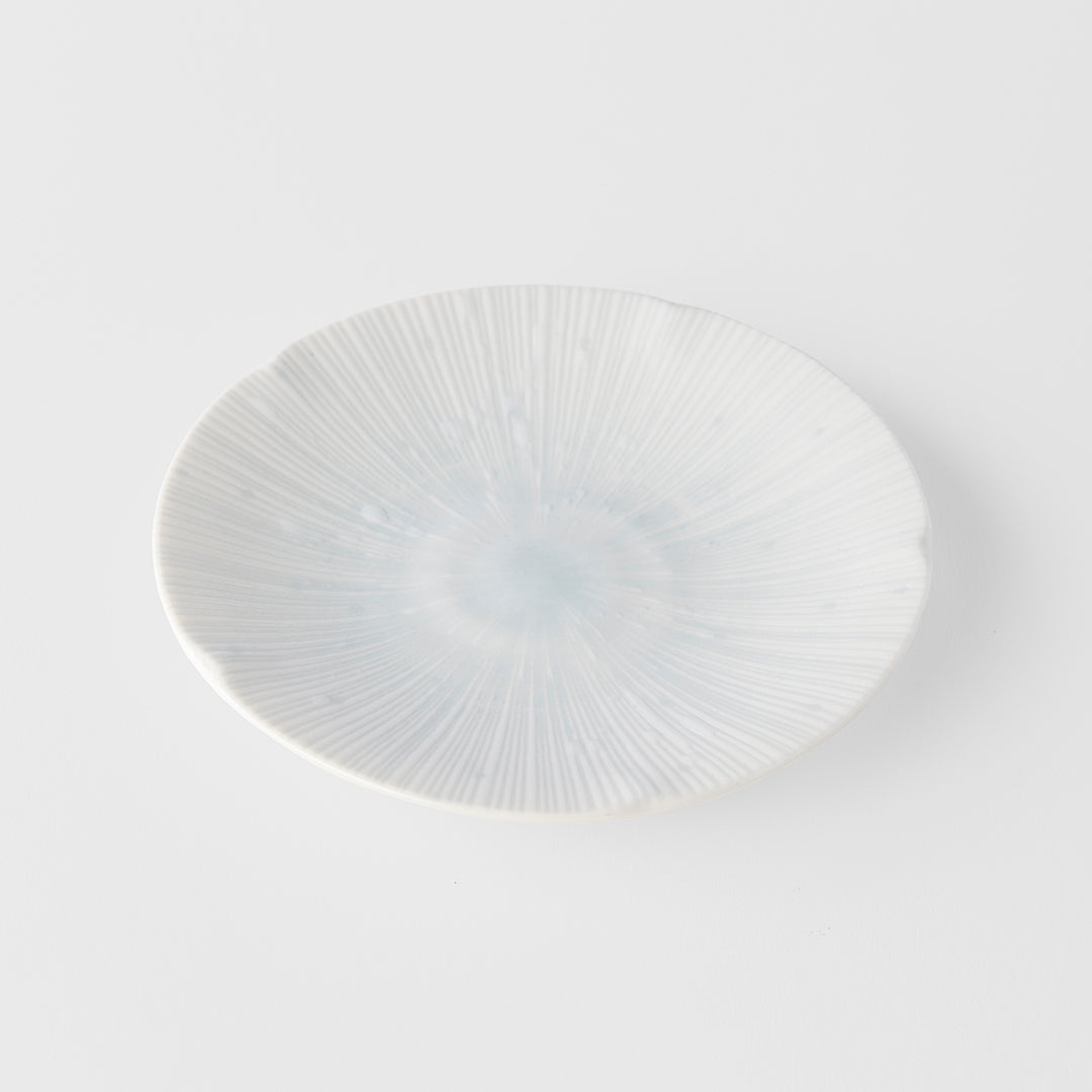 Tapas Plate 13cm Ice White Glaze