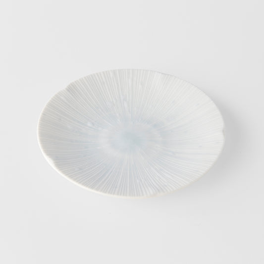 Tapas Plate 13cm Ice White Glaze