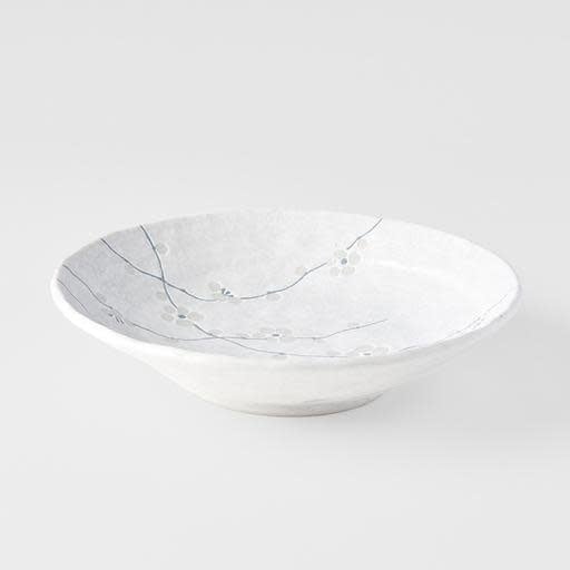 Pasta Bowl 24cm White Blossom Glaze
