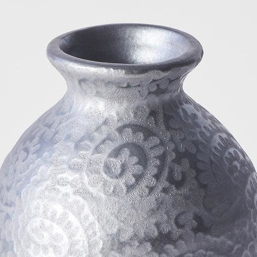 Sake Jug 300ml Black Scroll Glaze