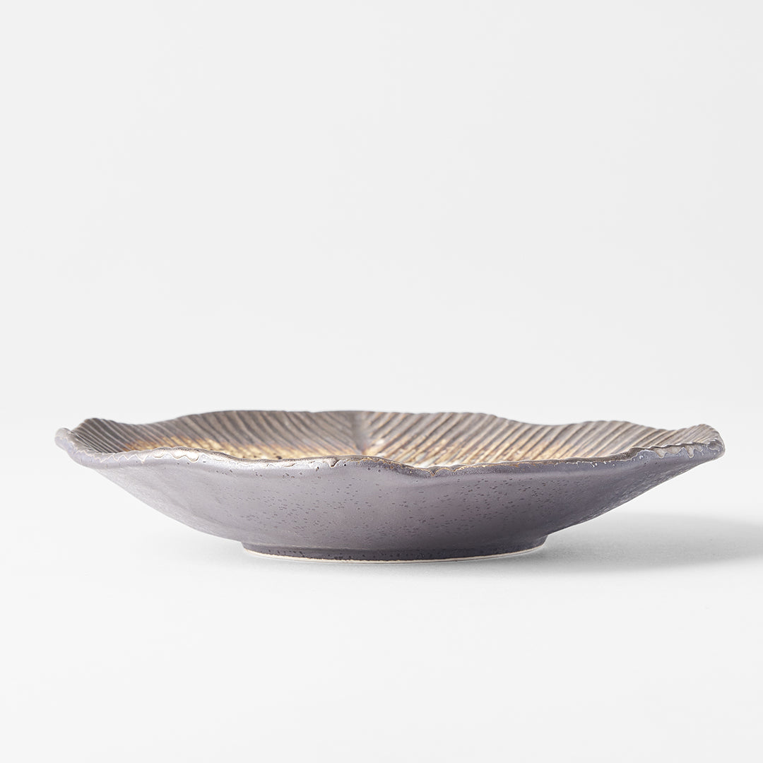Side Plate Irregular 15.5cm Akane Grey Glaze